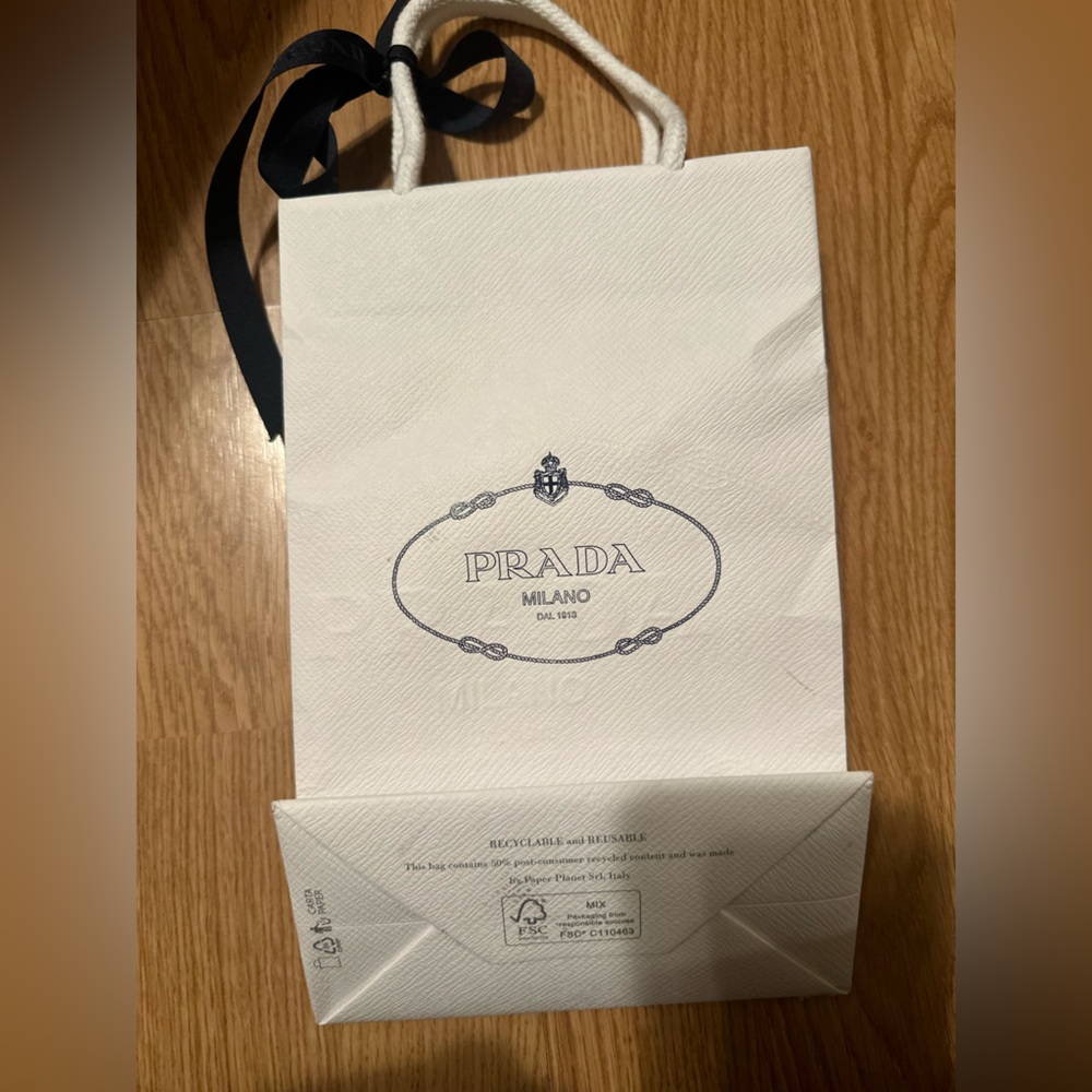 Prada White Gift Bag - Picture 3 of 4